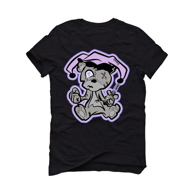 Reebok Question Mid “Grape Toe”| ILLCURRENCY Black T-Shirt (TEDDY JOKER) - Image 2