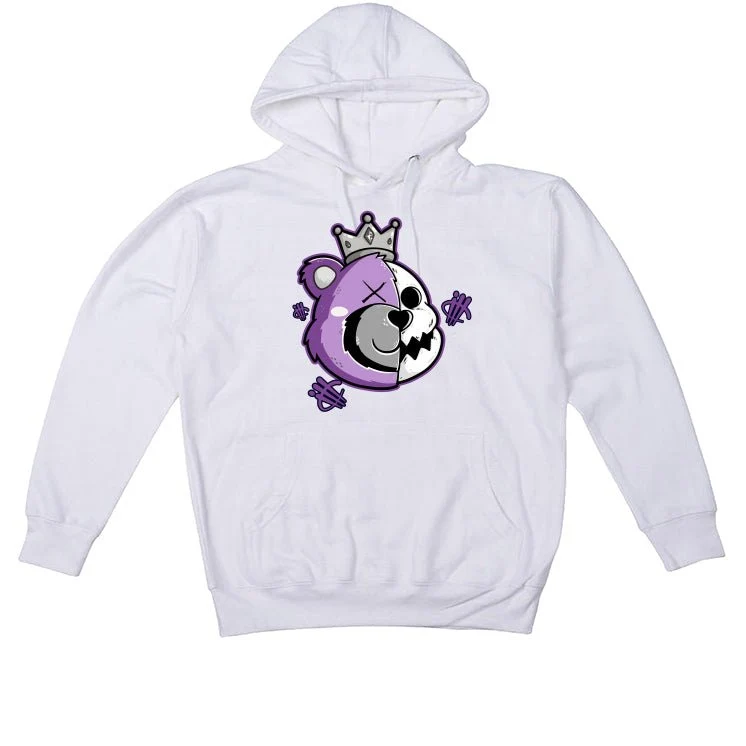 Reebok Question Mid “Grape Toe”| ILLCURRENCY White T-Shirt (HALF KING BEAR) - Image 3