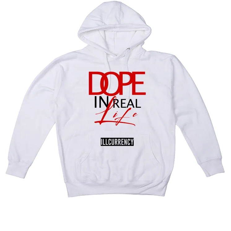 The Air Jordan 6 “Red Oreo” | ILLCURRENCY White T-Shirt (DOPE) - Image 3