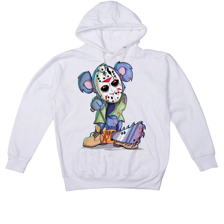 Timberland White T-Shirt (Teddy Chainsaw) - Image 3