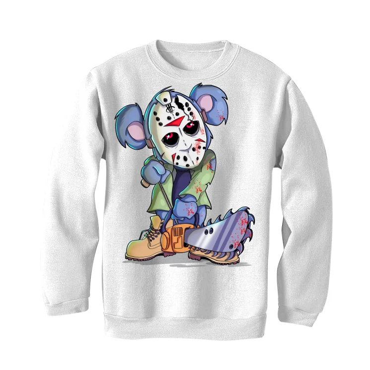 Timberland White T-Shirt (Teddy Chainsaw) - Image 4
