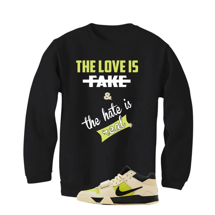 Travis Scott x Jordan Jumpman Jack Bright Cactus Black T-Shirt (Love is Fake)| illcurrency - Image 4