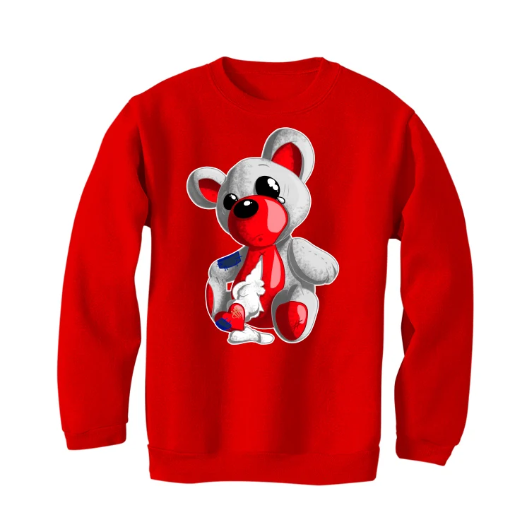 Trophy Room x Air Jordan 7 Red T-Shirt (Big Teddy) - Image 4