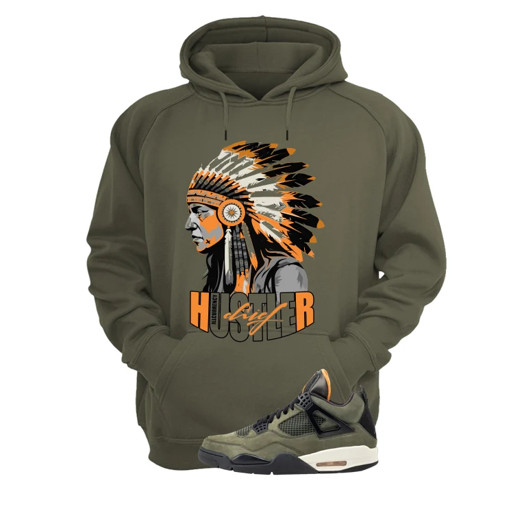 Undefeated x Air Jordan 4 Military Green T-Shirt (Hustler Chief)| illcurrency - Image 3