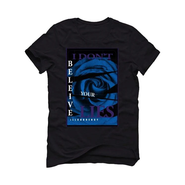 UNDEFEATED x Nike Dunk Low “Dunk vs AF-1” Black T-Shirt (I DON'T BELIEVE YOUR LIES) - Image 2