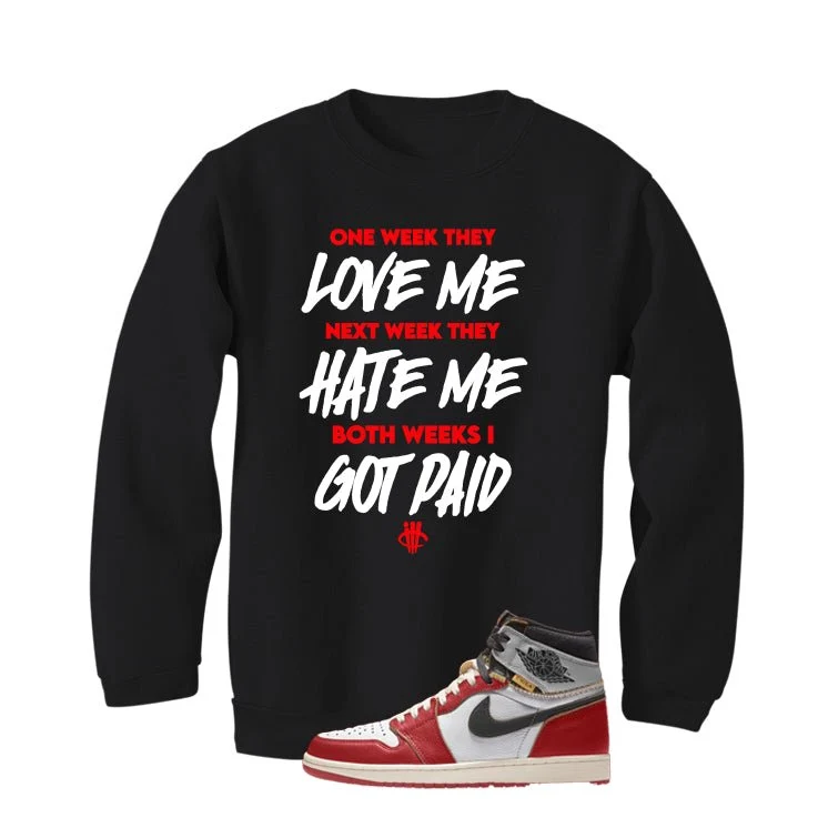 Union LA x Air Jordan 1 High OG Black T-Shirt (paid)| illcurrency - Image 4