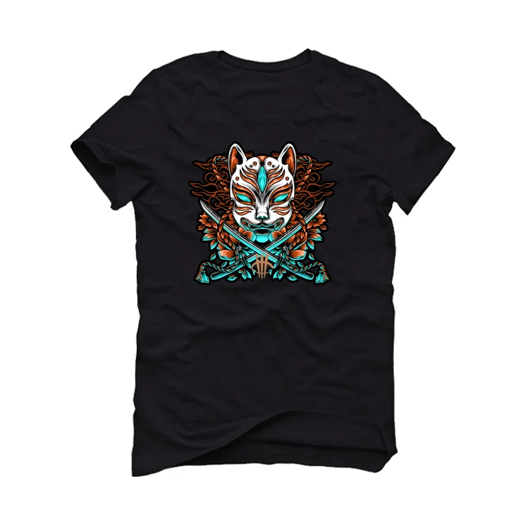 Women's Dunk Low Patchwork Black T-Shirt (CAT MASK) - Image 2