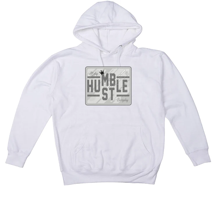 YEEZY BOOST 350 V2 (BONE) White T-Shirt (always hustle) - Image 3