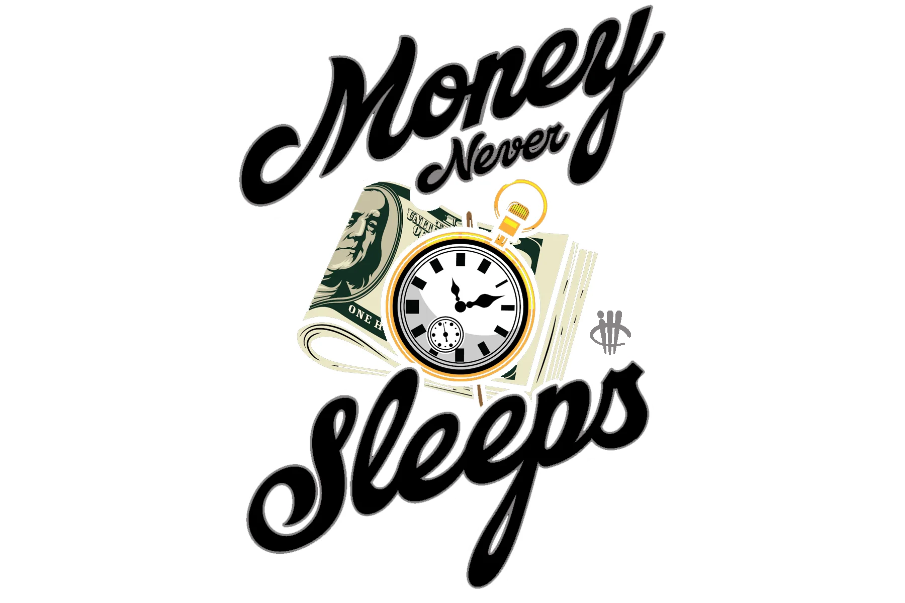 Yeezy Boost 350 V2 'Oreo' Black T-Shirt (Money never sleeps)