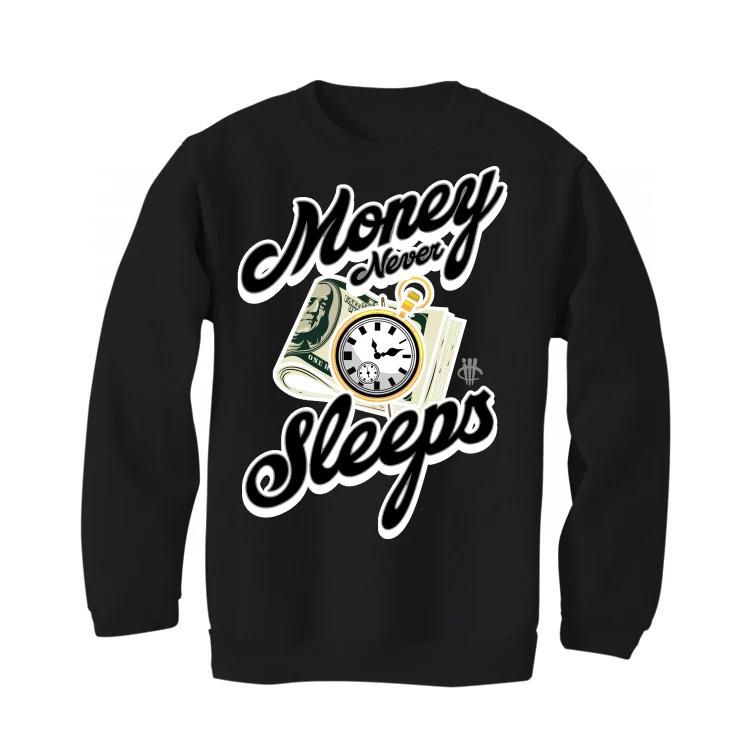 Yeezy Boost 350 V2 'Oreo' Black T-Shirt (Money never sleeps) - Image 4