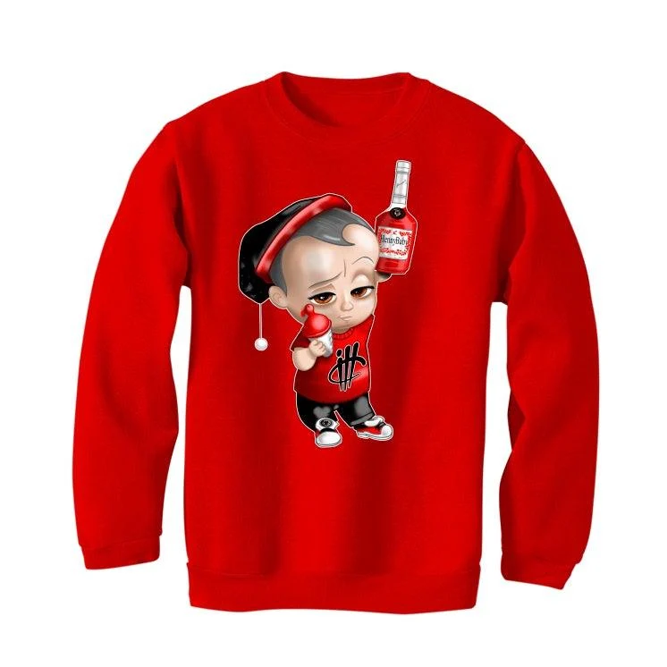 Yeezy Foam Runner Vermiliion Red T-Shirt (Henny baby) - Image 3